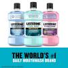 imageListerine AlcoholFree Mouthwash Non Alcoholic Mint Oral Rinse Kills 999 of Germs That Cause Bad Breath for a Fresh Breath ampamp Clean Mouth Less Intense Taste Cool Mint Flavor 1 L338 Fl Oz Pack of 2