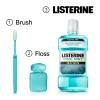 imageListerine AlcoholFree Mouthwash Non Alcoholic Mint Oral Rinse Kills 999 of Germs That Cause Bad Breath for a Fresh Breath ampamp Clean Mouth Less Intense Taste Cool Mint Flavor 1 L1691 Fl Oz Pack of 6