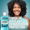 imageListerine Cool Mint Antiseptic Mouthwash to Kill 99 of Germs That Cause Bad Breath Plaque and Gingivitis Cool Mint Flavor 1 L 2Pack3381 Fl Oz Pack of 2