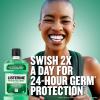 imageListerine Freshburst Antiseptic Mouthwash for Bad Breath Kills 999 of Bad Breath Germs ampamp Fights Plaque ampamp Gingivitis ADA Accepted Mouthwash Spearmint Convenience Pack 2 x 1 L338 Fl Oz Pack of 1