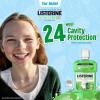 imageListerine Smart Rinse Kids AlcoholFree Anticavity Sodium Fluoride Mouthwash ADA Accepted Oral Rinse for Dental Cavity Protection Mint Shield Flavor for Childrens Oral Care 500 mL Pack of 6Mint