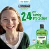 imageListerine Smart Rinse Kids AlcoholFree Anticavity Sodium Fluoride Mouthwash ADA Accepted Oral Rinse for Dental Cavity Protection Mint Shield Flavor for Childrens Oral Care 500 mL Pack of 6Mint