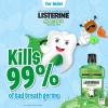 imageListerine Smart Rinse Kids AlcoholFree Anticavity Sodium Fluoride Mouthwash ADA Accepted Oral Rinse for Dental Cavity Protection Mint Shield Flavor for Childrens Oral Care 500 mL Pack of 6Mint