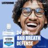 imageListerine Clinical Solutions Breath Defense Alcohol Free Mouthwash Oral Rinse with a TripleAction Formula Fights Bad Breath for 24 Hours Smooth Mint Flavor 1 L338 Fl Oz Pack of 1