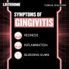 imageListerine Clinical Solutions Gum Health Antiseptic Mouthwash Antigingivitis ampamp Antiplaque Oral Rinse Helps Prevent Buildup ampamp Immediately Kills Germs for Healthier Gums ICY Mint 1 L169 Fl Oz Pack of 1