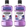 imageListerine Smart Rinse Kids AlcoholFree Anticavity Fluoride Mouthwash for Cavity Protection Berry Splash Flavor 500 mL Pack of 2 Purple
