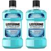 imageListerine Ultraclean Oral Care Antiseptic Mouthwash Everfresh Technology to Help Fight Bad Breath Gingivitis Plaque ampamp Tartar ADAAccepted Tartar Control Oral Rinse Cool Mint 1 L338 Fl Oz Pack of 2