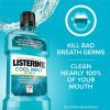 imageListerine Cool Mint Antiseptic Mouthwash to Kill 99 of Bad Breath Germs and Gum Therapy Mouthwash in Glacier Mint to Help Reverse Signs of Early Gingivitis Convenience Pack 2 x 1 L