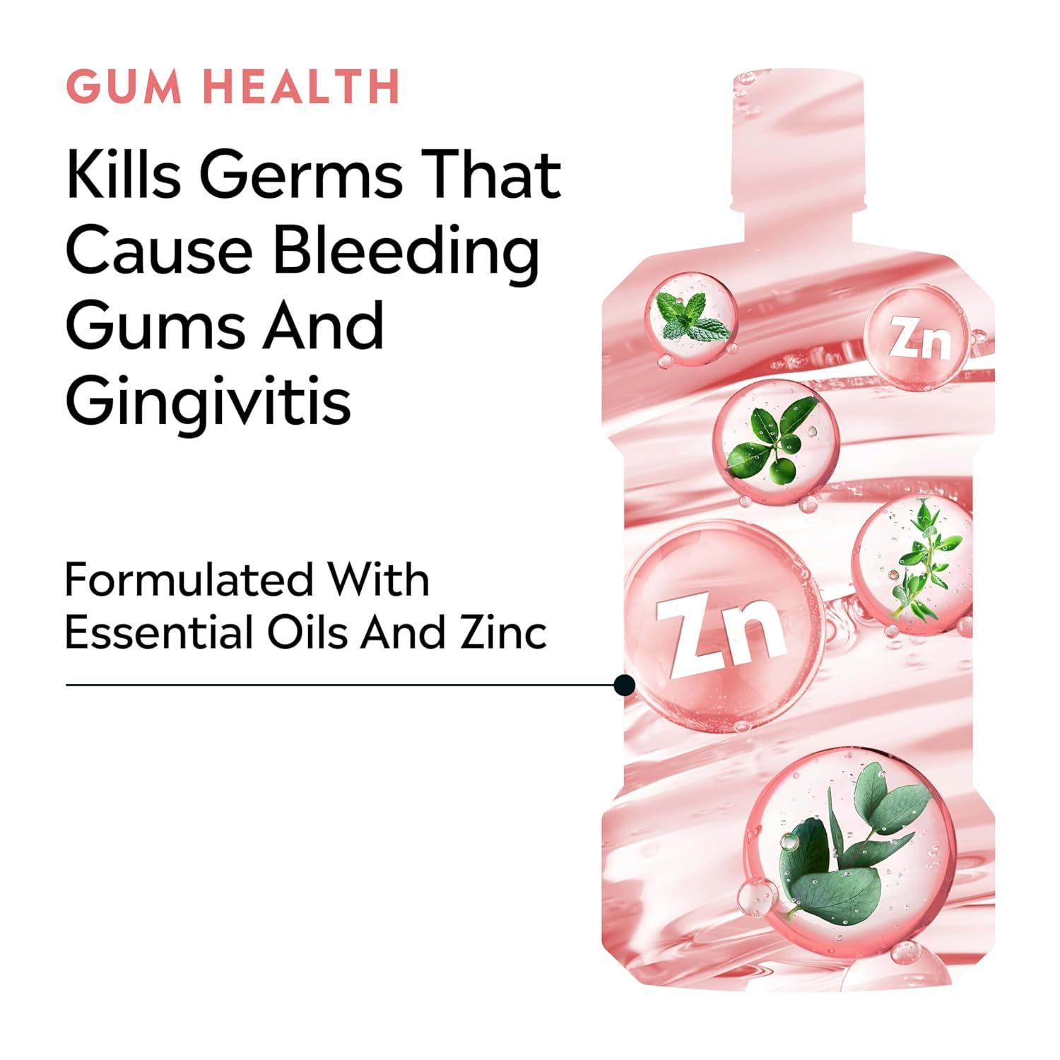 Gingivitis Rinse Listerine Clinical Solutions Gum Health Antiseptic Mouthwash ...